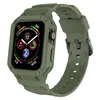 Para Apple Watch Pulseira de Uma Peça Silicone Resistente a Quedas iwatch87654321s9 Cor Sólida Pulseira TPU Atacado
