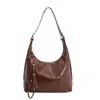 Bolso de hombro nuevo estilo retro 2026, de piel suave de alta gama para mujer, gran capacidad, adecuado para ir al trabajo y uso casual, bolso tote, y se puede llevar bajo el brazo o como bolso de mano