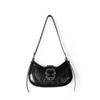 Bolso de mezclilla simple moda moderno nicho hombro axila verano casual todo-fósforo bolso mensajero bolso de mujer