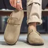 Sandalias Birkenstock estilo retro para hombre que aumentan la altura, nueva colección de verano 2026, zapatos casuales versátiles para hombre, aptos para uso tanto en interiores como en exteriores, mulas sin cordones