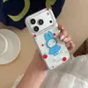 Funda de teléfono Miffy conejo fresa de lunares para Apple 18 Promax, iPhone 17, linda, adorable, moderna para iPhone 16 y 15