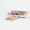 Manija de madera maciza de fábrica herrajes manija especial de madera de loto manija de madera maciza madera de haya agujero pasante manija de madera