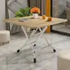 Mesa Dobrável para Uso Doméstico, Mesa de Jantar, Mesa Dobrável Simples para Apartamentos de Aluguel, Mesa Pequena para Dormitório Estudantil, Mesa Quadrada Minimalista