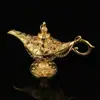 Lámpara mágica de Aladdín lámpara de los deseos metal artesanía clásica europea decoración del hogar adornos creativos accesorios