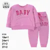 Sudadera de Otoño Nueva de Cuello Redondo Transfronteriza Material Ropa para Bebés y Niños Traje de Dos Piezas Traje Deportivo Casual [Mayoreo]