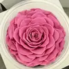 Flor mágica flor eterna gigante 9-10CM flor luz nocturna lote directo cubierta de vidrio 1 rosa paquete de materiales diy