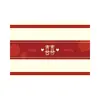Mantel de boda rojo, lavable, a prueba de aceite, impermeable, mantel de comedor, nueva cubierta festiva para mesa de té 2024, cubierta de compromiso