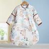 Aishiyi Primavera y Verano Nuevo Saco de Dormir para Bebé Gasa Antibacteriana de Fibra de Bambú Saco de Dormir para Niños Habitación con Aire Acondicionado Bebé Anti-Patadas