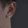 Pendientes de gota de agua cuidadosamente seleccionados para hombre con un diseño único, hechos de plata pura, el nuevo estilo moderno y popular de Rupert, geniales y elegantes, no es necesario quitárselos