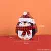 Caja de Almacenamiento de Hierro con Coche de Navidad Tarro para Dulces y Galletas Navideñas Caja de Empaque para Regalos Adornos de Almacenamiento para el Hogar