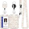 Portatarjeta de identificación de estudiante, portatarjetas creativo y moderno, gafete de trabajo personalizado, cubierta protectora para tarjeta de control de acceso, tarjeta de autobús, permiso de trabajo