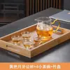 Tetera a prueba de explosiones, engrosada, de vidrio de borosilicato alto, con forma de luna, con colador de té integrado, gran capacidad y un diseño moderno para servir té
