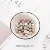 6.5~10mm cuentas de vidrio de colores cuentas sueltas hechas a mano diy accesorios para pulsera collar joyería material con cuentas al por mayor