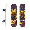 Fornecimento direto da fábrica skate de quatro rodas de 24 polegadas prancha profissional crianças 6-8-10-12 anos rocker duplo quatro rodas profissional Maple