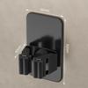 Gancho para Mopa sin Agujeros Baño Balcón Fijador de Escoba Mopa Colgante de Pared Clip para Mopa de Acero Inoxidable 304