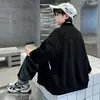 Chaqueta de Primavera y Otoño para Niños 2026 Nueva Casual Bebé Niño Bloque de Color Cremallera Deportiva Cuello Alto Sudadera Chaqueta Moderna