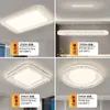 Lâmpada de Sala de Estar Lâmpada de Teto Luz Italiana Luxo Atmosfera Doméstica Retangular Ultrafina Proteção para os Olhos Lâmpada de Hall Pacote de Iluminação para Toda a Casa