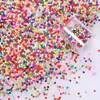 Cuentas de vidrio de color sólido no poroso de 2 mm para manualidades de arte de uñas, material de relleno DIY, accesorios para joyería hecha a mano, cuentas sueltas