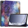 Aplicable a funda protectora de 11 pulgadas Samsung Tab A9Plus 2023, funda protectora para tablet plegable en tres partes pintada Tab A9 +