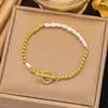 Pulsera Más Vendida 1Qiyun Joyería Moda Europea y Americana Pulsera de Acero de Titanio Lujo Ligero Estilo Nicho Accesorio de Alta Gama