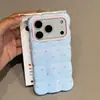 Funda de lunares con textura de nube adecuada para el teléfono Apple 18 Pro Max funda para iPhone 17 Pro simple 16 coreana 15 Pro dura