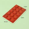 Lugar de fábrica hemisferio semicircular molde de mousse francés molde de silicona para pastel horneado azúcar Italia