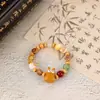 Pulsera Duobao Nueva Marea Nacional para Hombres y Mujeres Joyería para Estudiantes Pulsera de Gato Joyería de Cerámica de Jingdezhen Venta al por Mayor