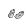 Zapatos pequeños de cuero de niña con lunares, de cordones con un lazo, zapatos de princesa para bebé, zapatos de vestir para el primer cumpleaños del bebé, zapatos para caminar para niños pequeños