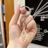 Chaveiro Grande Colorido de Acrílico Galvanizado em Forma de Concha Transfronteiriço Amazon Pingente para Mochila de Casal Homens e Mulheres Celular