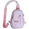 Bolsa de Peito Estudantil Fresca e Simples 2026 Nova Coleção de Primavera Bolsa de Ombro Doce Simples Multicamadas Versátil Casual Transversal para Mulheres