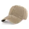 Boné de Baseball de Algodão Lavado com Bordado Transfronteiriço e Personalização de Logotipo Impresso, Boné de Baseball Vintage de Brim Europeu e Americano para Verão Atacado