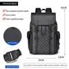 Mochila para hombre de PVC impresa y computarizada de gran capacidad