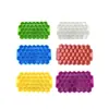 Fornecimento Exclusivo Transfronteiriço de Forma de Gelo de Silicone em Formato de Colmeia com 37 Compartimentos, Fácil de Desenformar, com Tampa, Forma de Cubos de Gelo, Colmeia, Grau Alimentício