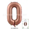 Globos Digitales de Tarjeta de 40 pulgadas Cubierta Dura Envueltos Individualmente Tarjeta de Papel Globos de Papel de Aluminio Globos de Decoración para Fiesta de Cumpleaños Venta al por Mayor