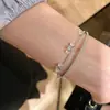 Pulsera Apilada Xinghe Azul para Niñas Lujo Ligero Nicho Exquisita Alto Valor 2024 Nueva Pulsera Regalo para Novia