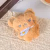 Delantal de chef con lindo ratón de dibujos animados, colgante de ratón de peluche, accesorio de bolso femenino, accesorio para muñeca y accesorio decorativo
