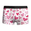 Presente de Dia dos Namorados Europeu e Americano 2025 Roupa Íntima Masculina Estampa Digital 3D Lábios Vermelhos Sexy Boxers de Alta Elasticidade