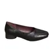 Sapatos Femininos de Couro Macio Moda 2026 Nova Coleção Primavera/Verão Solado Macio Casuais Retrô Salto Bloco Confortáveis Versáteis Sapatos de Um Sola para Mães