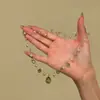 Brisa de LigerezaCollar de Gota de Agua de Cristal Verde Primavera y Verano, Fresco y Elegante, Cadena de Clavícula de Alta Gama, Nuevo Modelo 2026