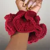 Diademas de Punto Puras Hechas a Mano Coreanas, Suaves Accesorios para el Cabello de Lana, Herramientas de Atado para el Cabello de Moda para Mujer Tejidas a Mano