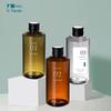 Ponto de fábrica 200ml tricolor oblíquo ombro garrafa cosmética pet plástico puro orvalho garrafa removedor de maquiagem água sub-engarrafada local