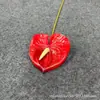 Ventas Directas Transfronterizas Película con Sensación de Impresión 3D Palma Roja Arco de Boda Material de Flores para Guía de Camino Decoración del Hogar Accesorios para Sesión de Fotos