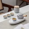 Conjunto de Chá Hotel Todas as Estações 2.0 Conjunto de Chá Lazer Moderno Escritório Estilo Japonês Viagem Uso Doméstico Simples Bandeja de Chá Kung Fu
