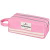 Estuche impermeable Huajie para lápices, doble capa, gran capacidad, estilo japonés, sencillo, para papelería, estuche para lápices, bolsa de almacenamiento de papelería.