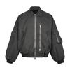 MADEEXTREME outono e inverno espessado quente tingido asut desgastado MA1 jaqueta bomber casaco masculino