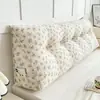 Almofada Triangular Longa de Cabeceira de Algodão e Linho para Usar o Celular na Cama 2026 Nova Almofada de Encosto Macio para Cabeceira de Cama Almofada de Encosto