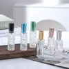 Botella de Perfume de Cristal Transparente 10ml Decantador de Perfume de Vidrio Mini Portátil Botella de Vidrio para Perfume Engrosada Venta al por Mayor