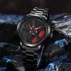 Nuevo Reloj Giratorio de Aleación para Hombre, Reloj de Cuarzo Estilo Rueda, Reloj de Moda Tendencia para Hombre