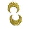 Accesorios DIY Joyería de Cobre Fundido Aretes Aretes Ropa a Juego Colgante Colgante Latón Cobre Embrión Hecho a Mano