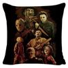 Desenhos animados Halloween fronha 3d impressão transfronteiriça explosões casa travesseiro linho fronha caveira capa cabeça